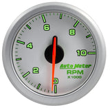 Autometer Airdrive 2-1/6in Tachometer Gauge 0-10K RMP - Silver