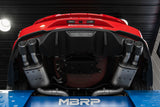 MBRP 18-20 Ford Mustang GT 5.0 w/ Quad Tip Active Exhaust Cat Back Split Rear T304 w/ Carb Fib Tips