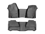 WeatherTech 2015+ Ford F-150 SuperCrew / SuperCab Front & Rear Floorliner HP - Black