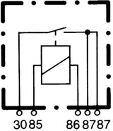 Hella Relay Mini Iso 5 Pole 24V Spst D87