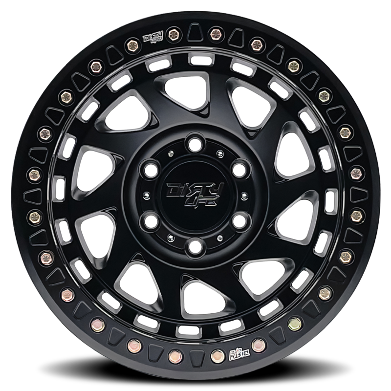 Dirty Life 9313 Enigma Race 17x9 / 5x127 BP / -38mm Offset / 78.1mm Hub Matte Black Wheel