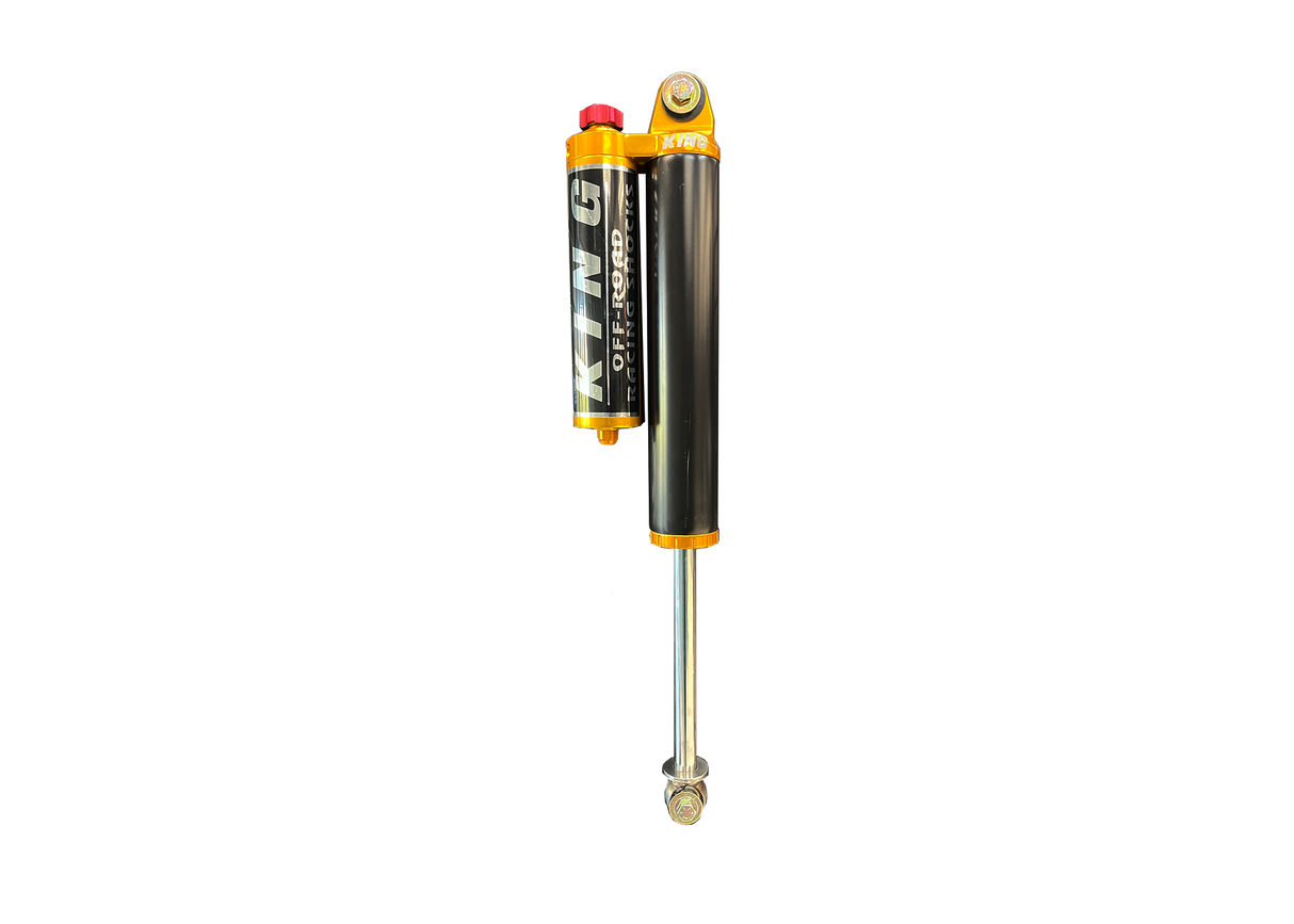 King Shocks 2.5X10 PR Smoothie Piggy Back Resi (Gold Ano/Resi Black Body) Single