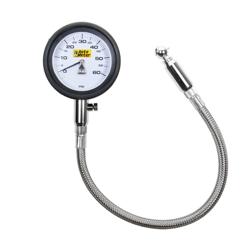 Autometer NASCAR Performance 60PSI Lo-Pressure Tire Pressure Gauge