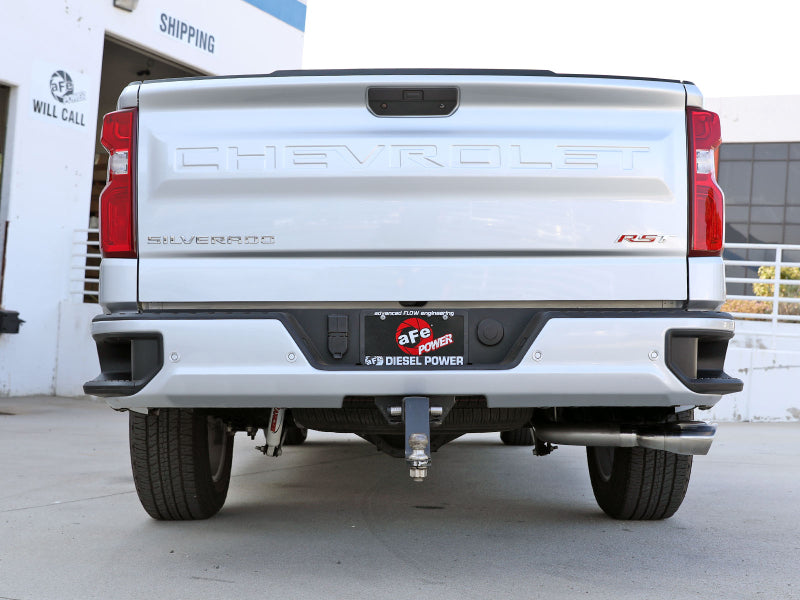 aFe Rebel XD Series 3 IN 304 Stainless Steel DPF-Back Exhaust w/Dual Polished Tips