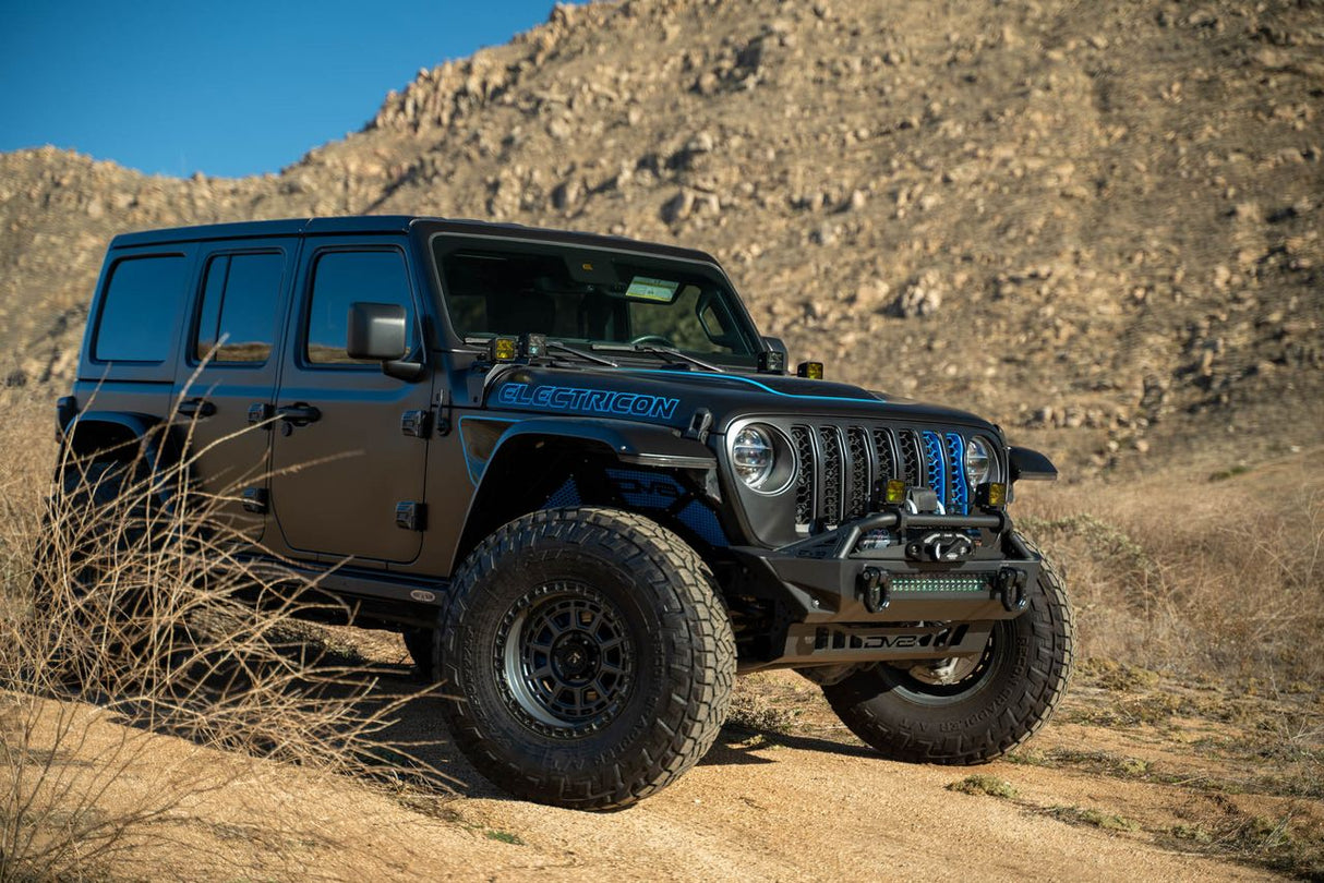 DV8 Offroad 21-23 Jeep Wrangler JL 4XE Dual Light Pod Mounts