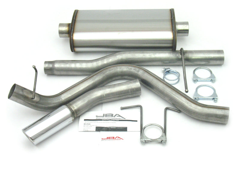 JBA 01-03 Ford F-150 Super Crew 4.6L/5.4L 409SS Pass Side Single Exit Cat-Back Exhaust