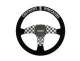 PRP X Shreddy Checkered Steering Wheel, Flat
