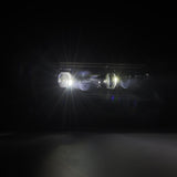 AlphaRex 15-23 Dodge Charger LUXX-Series LED Proj Headlights Black w/Activtn Lgt & Seq.Sig / SB DRL