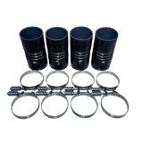 S&B 4"x 8" Intercooler Boot Kit with Clamps (Set of 4)