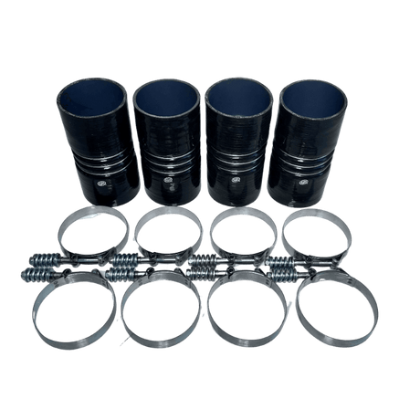 S&B 4"x 8" Intercooler Boot Kit with Clamps (Set of 4)