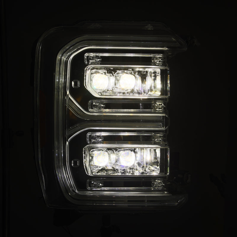 AlphaRex 2023 Ford F250-F450SD  Luxx Series LED Proj Hdlights/ Chrome Activation Lt/ Seq Signal/DRL