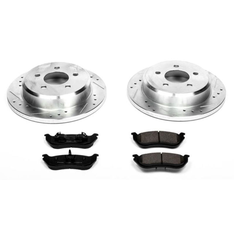 Power Stop 96-02 Ford Crown Victoria Rear Z23 Evolution Sport Brake Kit