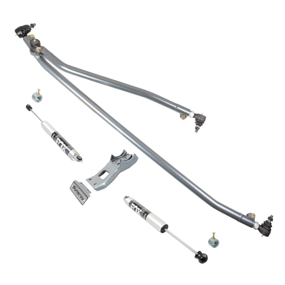 Synergy 03-13 RAM 1500/2500/3500 4x4 HD Steering Kit w/ Dual Steering Stabilizer Bracket/Clamps/IFP
