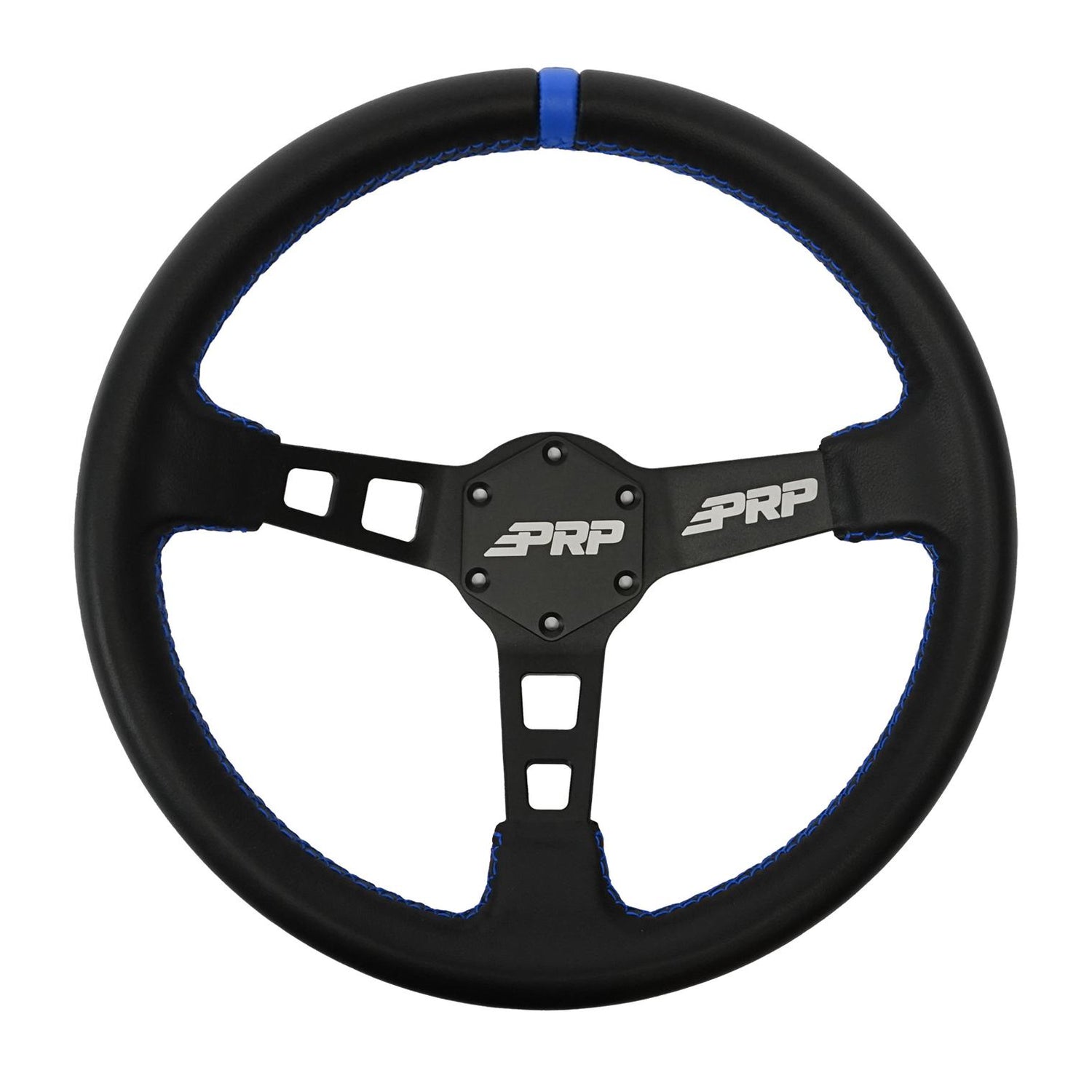 PRP Deep Dish Leather Steering Wheel