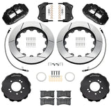 Wilwood 99-02 Nissan Skyline Superlite 6R Front BBK w/ 14in Slotted Rotors & Flexlines - Black