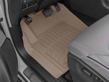 WeatherTech 19-24 Nissan Armada Front FloorLiner HP - Tan