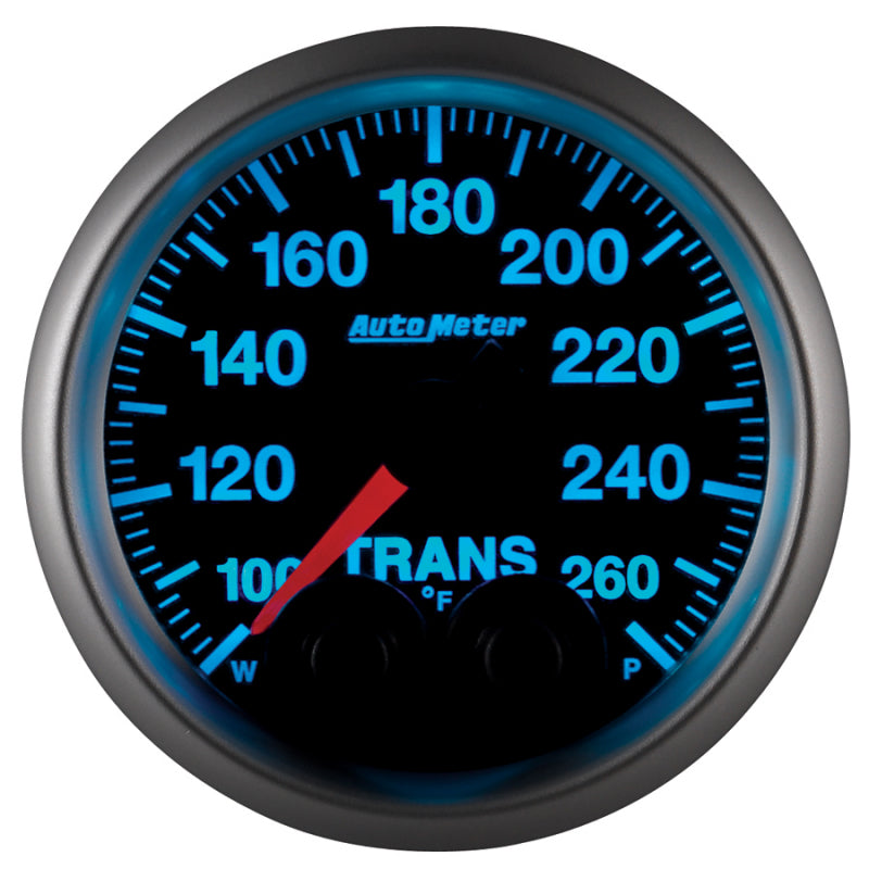 Autometer Elite 52mm 100-260 Degress F Trans Temperature Peak and Warn Gauge w/ Electonic Control