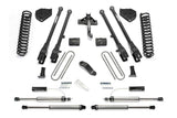 Fabtech 17-21 Ford F250/350 4WD Diesel 4in 4Link Sys w/Coils & 2.25 Dl Resi Frt & Dl Rr Shks