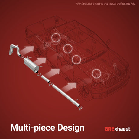 MagnaFlow BRE Exhaust Kit 96-00 Toyota 4Runner 3.4L
