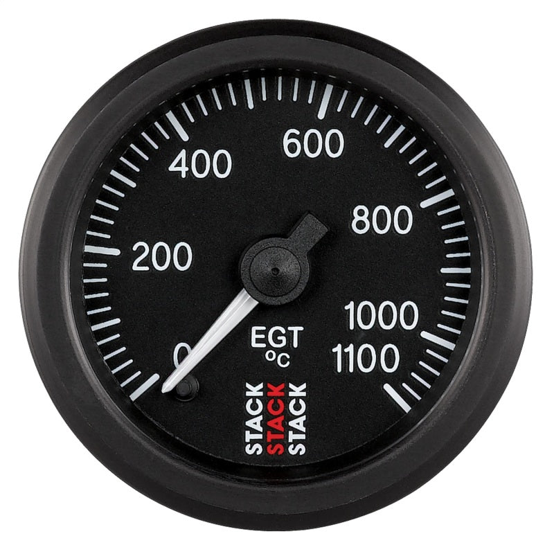 Autometer Stack 52mm 0-1100 Deg C Pro Stepper Motor Exhaust Gas Temp Gauge - Black