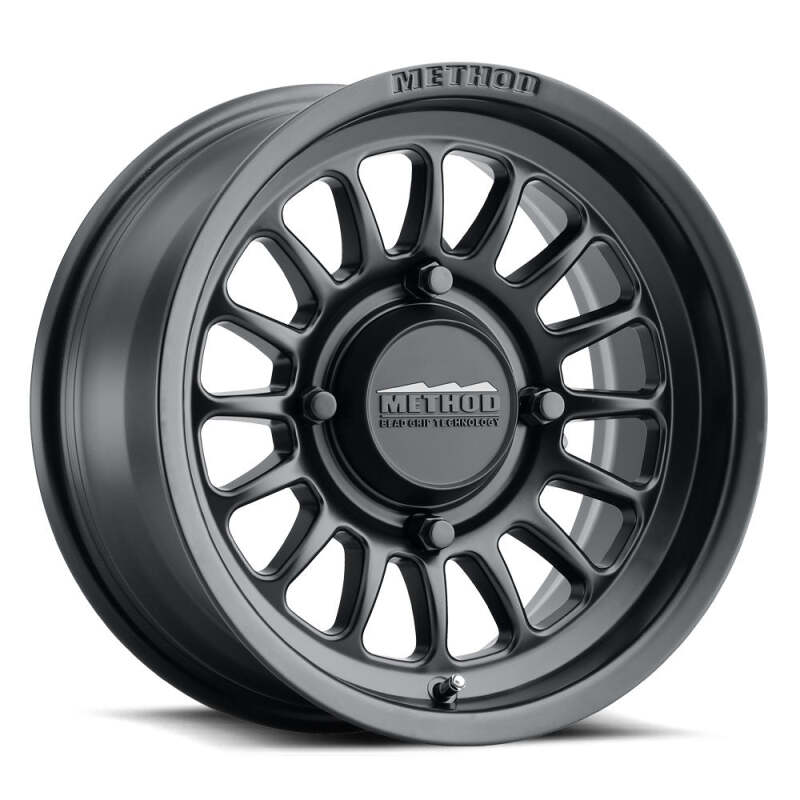 Method MR411 Bead Grip 15x7.0 +38mm Offset 6x139.7 BP 78.30mm CB Matte Black Wheel