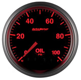 Autometer Elite 52mm Oil Pressure Peak and Warn Gauge w/ Electonic Control