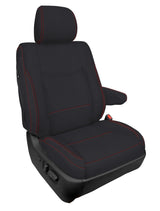 PRP 03-09 Lexus GX470 Front Seat Covers (Pair) - Black w/ Red Stitch