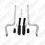 MBRP 11-14 Ford Mustang GT 5.0L 3in Cat Back Dual Split Rear Race Version 4in Tips - Black