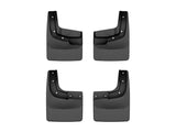 WeatherTech 2024 Ford Ranger (No Raptor) No Drill Front & Rear MudFlaps - Black