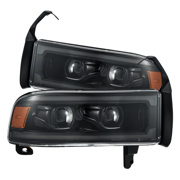 AlphaRex 94-01 Dodge Ram 1500 LUXX-Series LED Projector Headlights