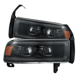 AlphaRex 94-01 Dodge Ram 1500 LUXX-Series LED Projector Headlights