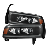 AlphaRex 94-01 Dodge Ram 1500 LUXX-Series LED Projector Headlights