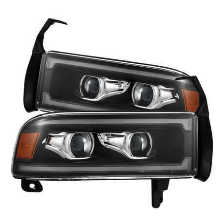 AlphaRex 94-01 Dodge Ram 1500 LUXX-Series LED Projector Headlights
