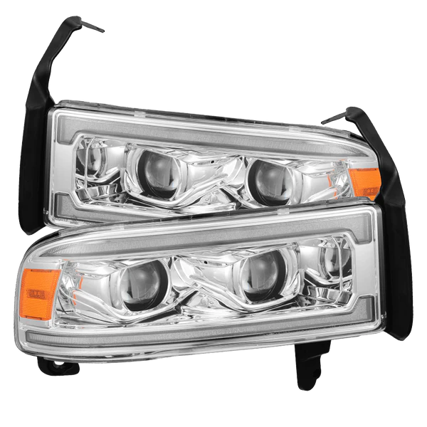 AlphaRex 94-01 Dodge Ram 1500 LUXX-Series LED Projector Headlights