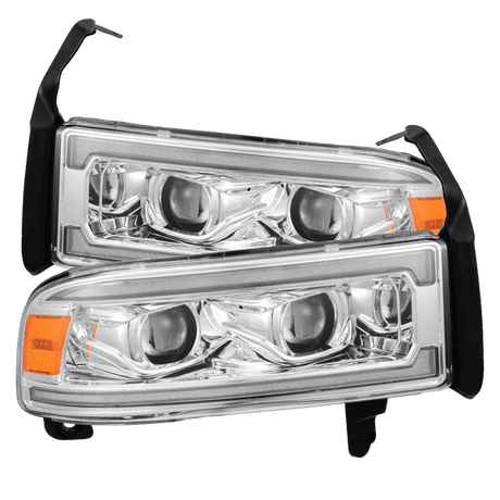 AlphaRex 94-01 Dodge Ram 1500 LUXX-Series LED Projector Headlights