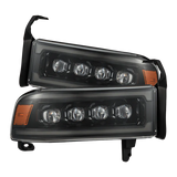 AlphaRex 94-01 Dodge Ram 1500 NOVA-Series LED Projector Headlights