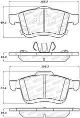 StopTech Street Brake Pads - Front/Rear