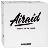 Airaid Universal Air Filter - Cone 6in FLG x 10-3/4x7-3/4in B x 7-1/4x4-3/4in T x 9in H Synthaflow