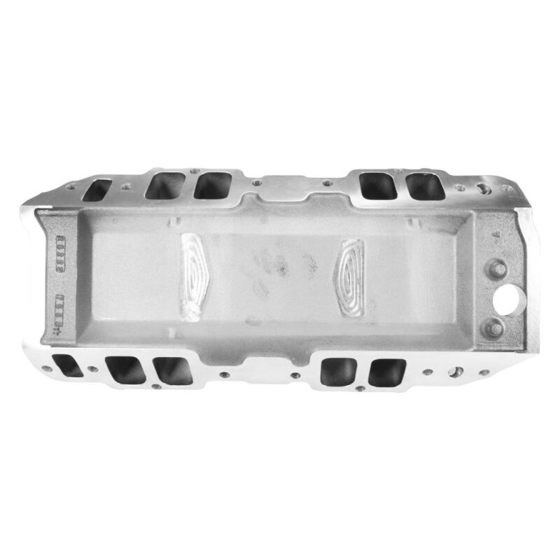 Edelbrock B/B Chev Rect Port RPM Air-Gap Manifold - Black Plasma Finish