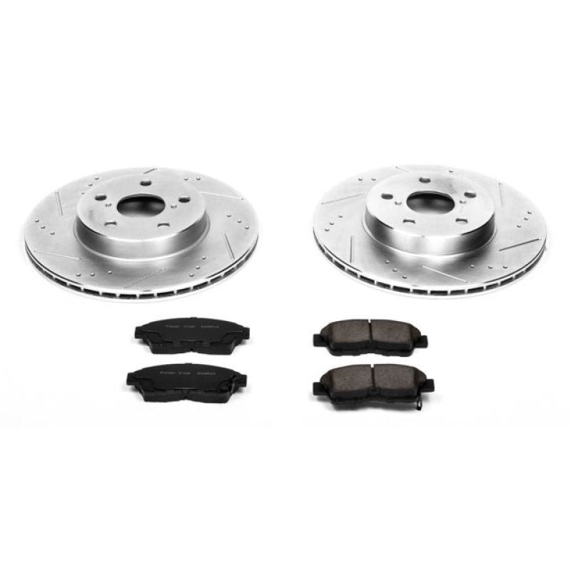 Power Stop 96-00 Toyota RAV4 Front Z23 Evolution Sport Brake Kit