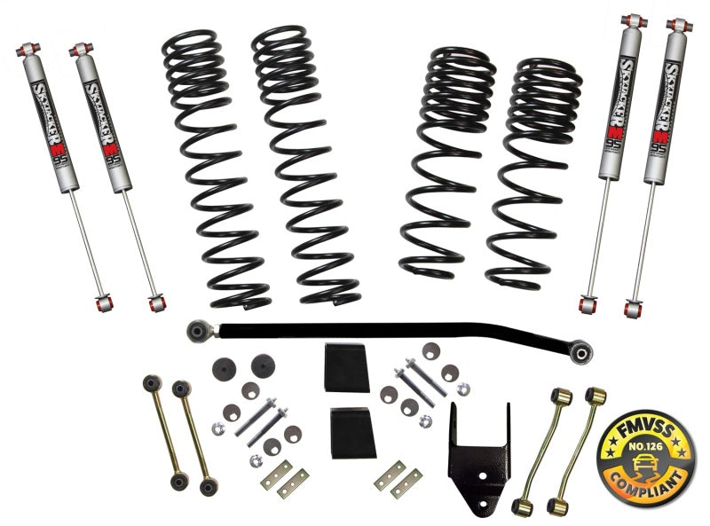 Skyjacker 2018 Jeep Wrangler JL 4 Door 4WD (Non-Rubicon) Long Travel 2 Stage 3.5in-4in Coil System