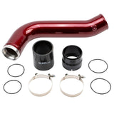 Wehrli 20-26 GM Duramax L5P Passenger Side 3.5in Intercooler Pipe - Candy Red