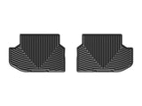 WeatherTech 2014+ BMW M5 Rear Rubber Mats - Black