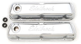 Edelbrock Valve Cover Signature Series Ford 260-289-302-351W CI V8 Chrome