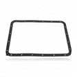 Rectangular gasket with black rubber border on a white background