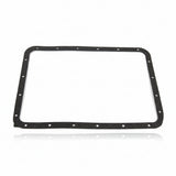 Rectangular gasket with black rubber border on a white background