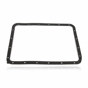 Rectangular gasket with black rubber border on a white background