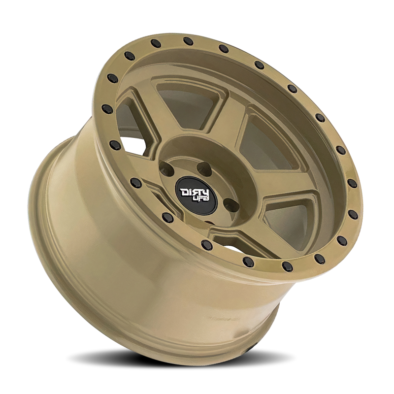 Dirty Life 9315 Compound 17x9 / 5x127 BP / -12mm Offset / 78.1mm Hub Desert Sand Wheel