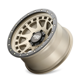 Dirty Life 9311 Enigma Pro 17x9/6x135 BP/-12mm Offset/87.1mm Hub Satin Gold Wheel - Beadlock