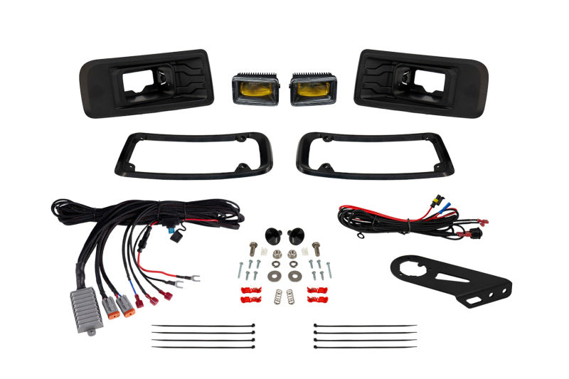 Diode Dynamics 25-27 Ford Maverick Elite Series Add-On Fog Lamp Kit - Yellow